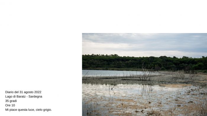 Diario del 2 giugno 2022 Lago del Cuga 40 gradi Ore 15.30 L’acqua è presente, il silenzio anche, pure le zanzare. - 11